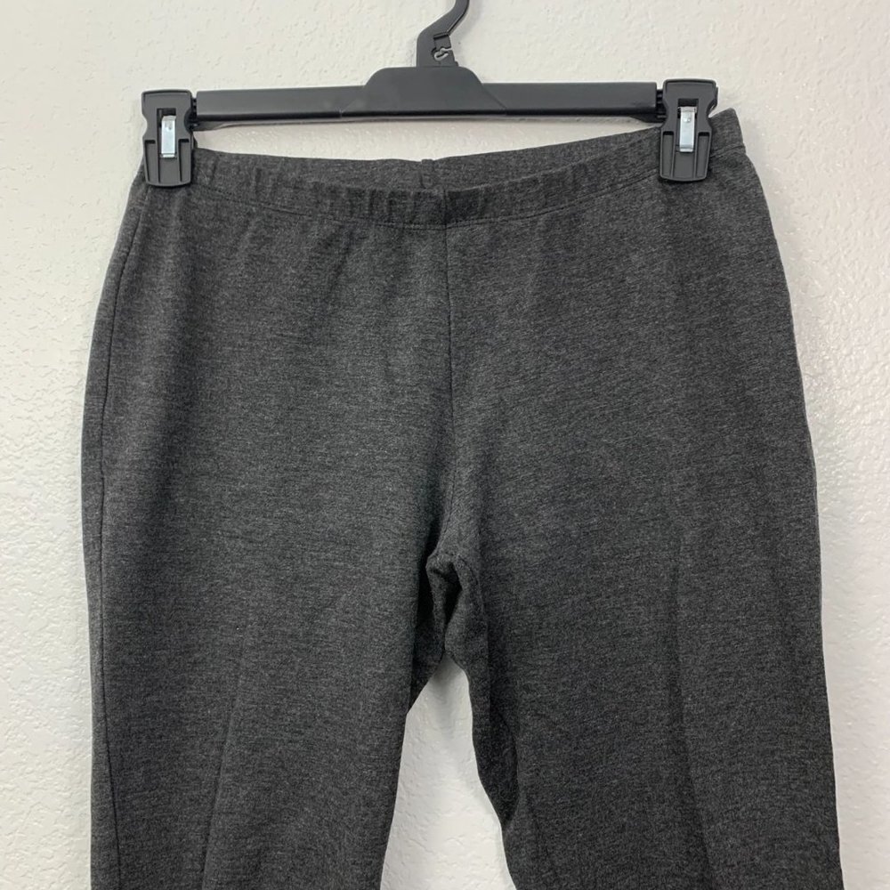 Clara Sun Woo Mid-Rise Skinny Ponte Knit Pull-On Ankle Pants - Picture 2 of 8